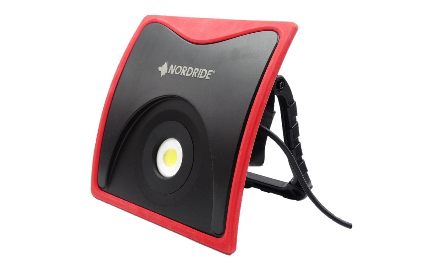 NORDRIDE Arbeitsleuchte 2041 COB Powerlight – 5000 lm, 60 W, dimmbar, Netzbetrieb, IP54 – Rot