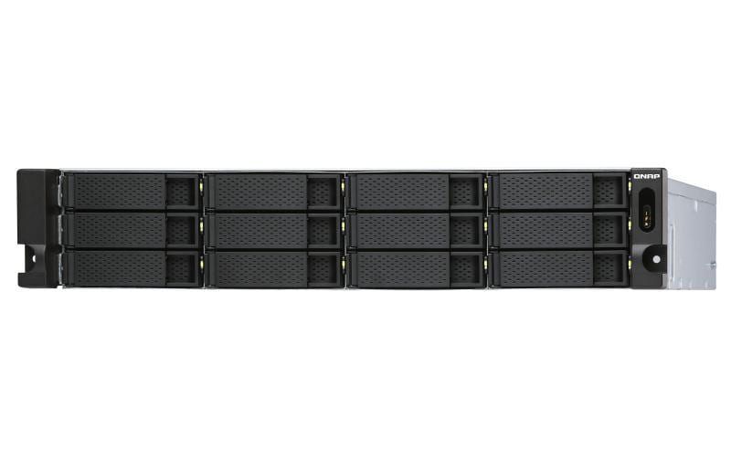QNAP TL-R1200S-RP – 12-Bay Rack 2U HDD/SSD-Gehäuse – redundantes Netzteil, für 2,5"/3,5" HDD/SSD, SATA