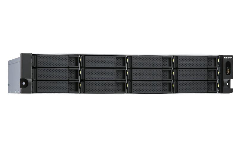 QNAP TL-R1200S-RP – 12-Bay Rack 2U HDD/SSD-Gehäuse – redundantes Netzteil, für 2,5"/3,5" HDD/SSD, SATA