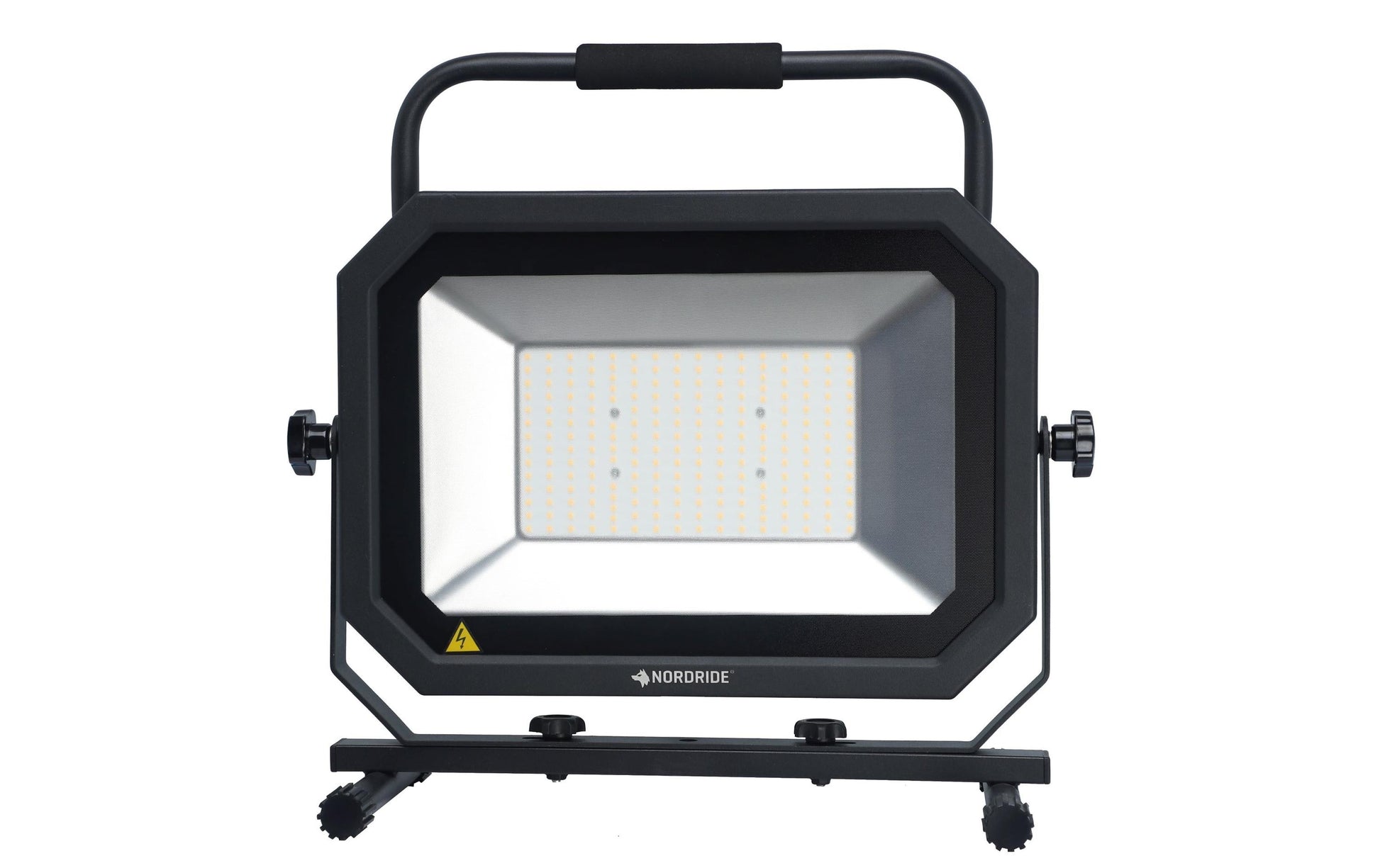 NORDRIDE Arbeitsstrahler – 5 m – 16500 lm, 150 W – Neutralweiss, 4000 K – IP65 – Netzbetrieb – Schwarz