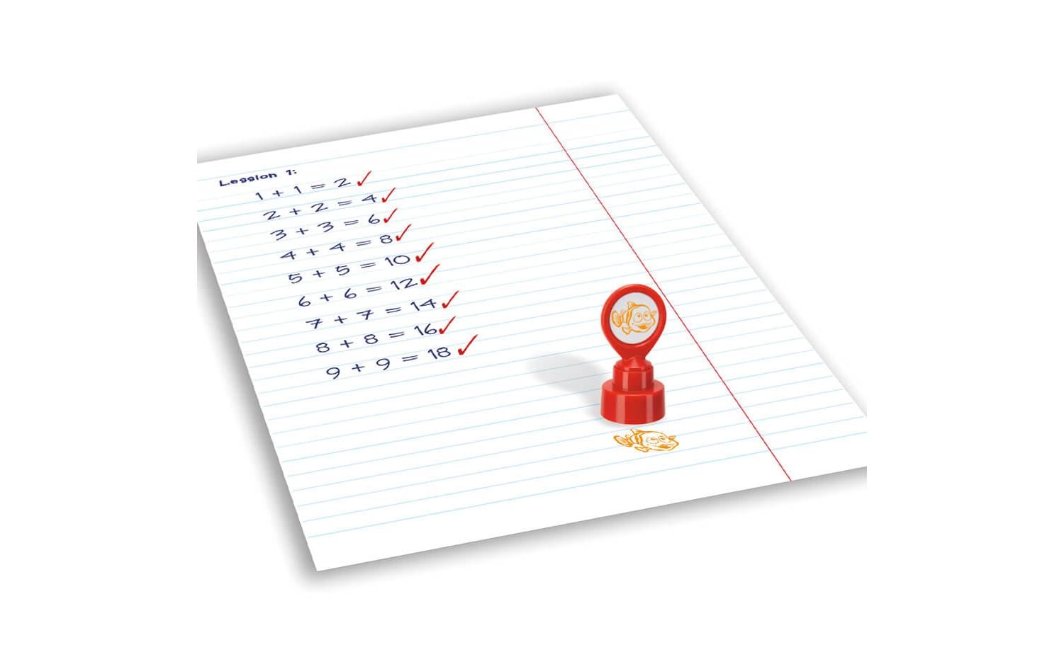Colop Motivstempel, Motiv Daumen, Ø 22 mm – mehrfarbig, 4er-Set