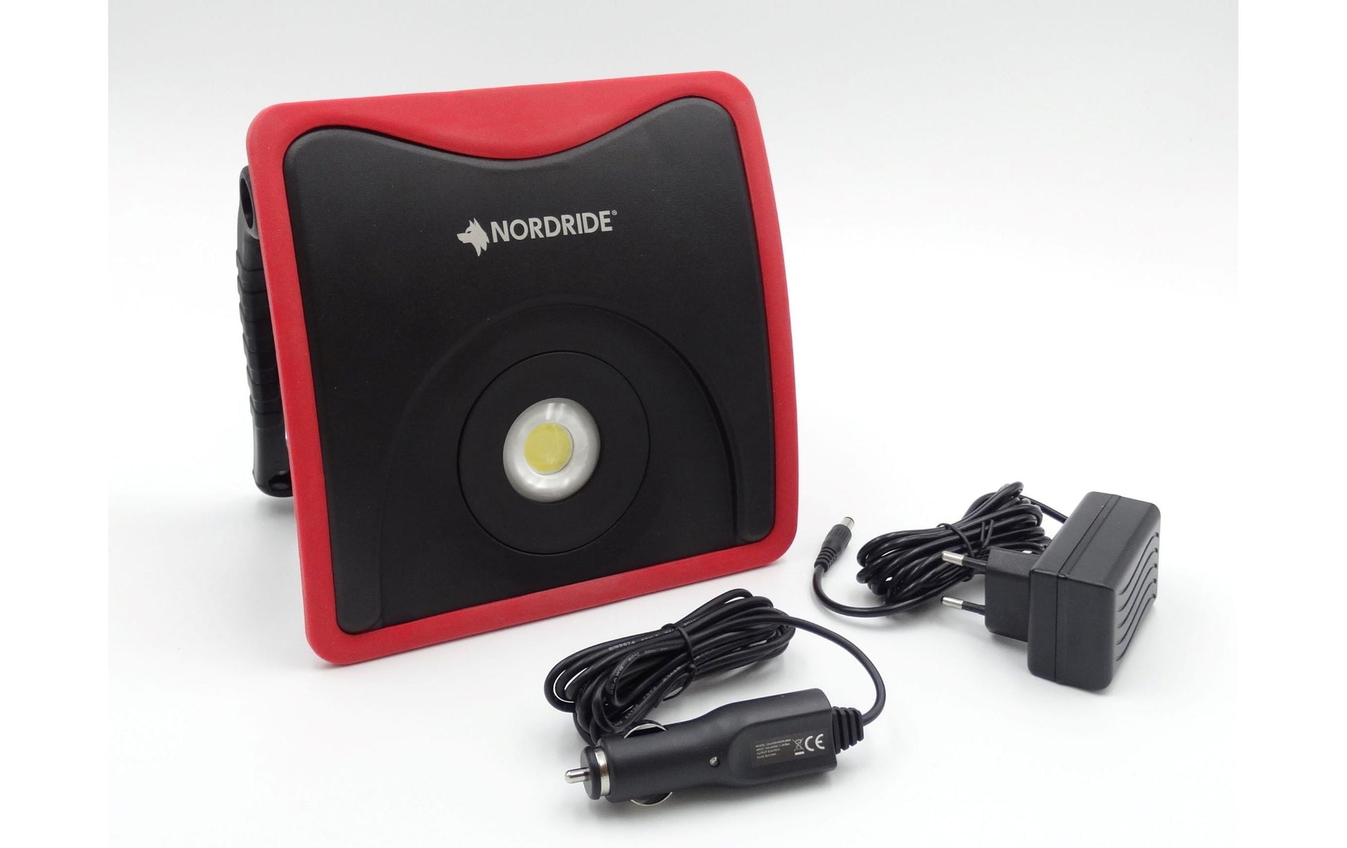 Nordride Arbeitsleuchte 2045 COB – 2200 lm, Akkubetrieb, IP65, dimmbar – Rot