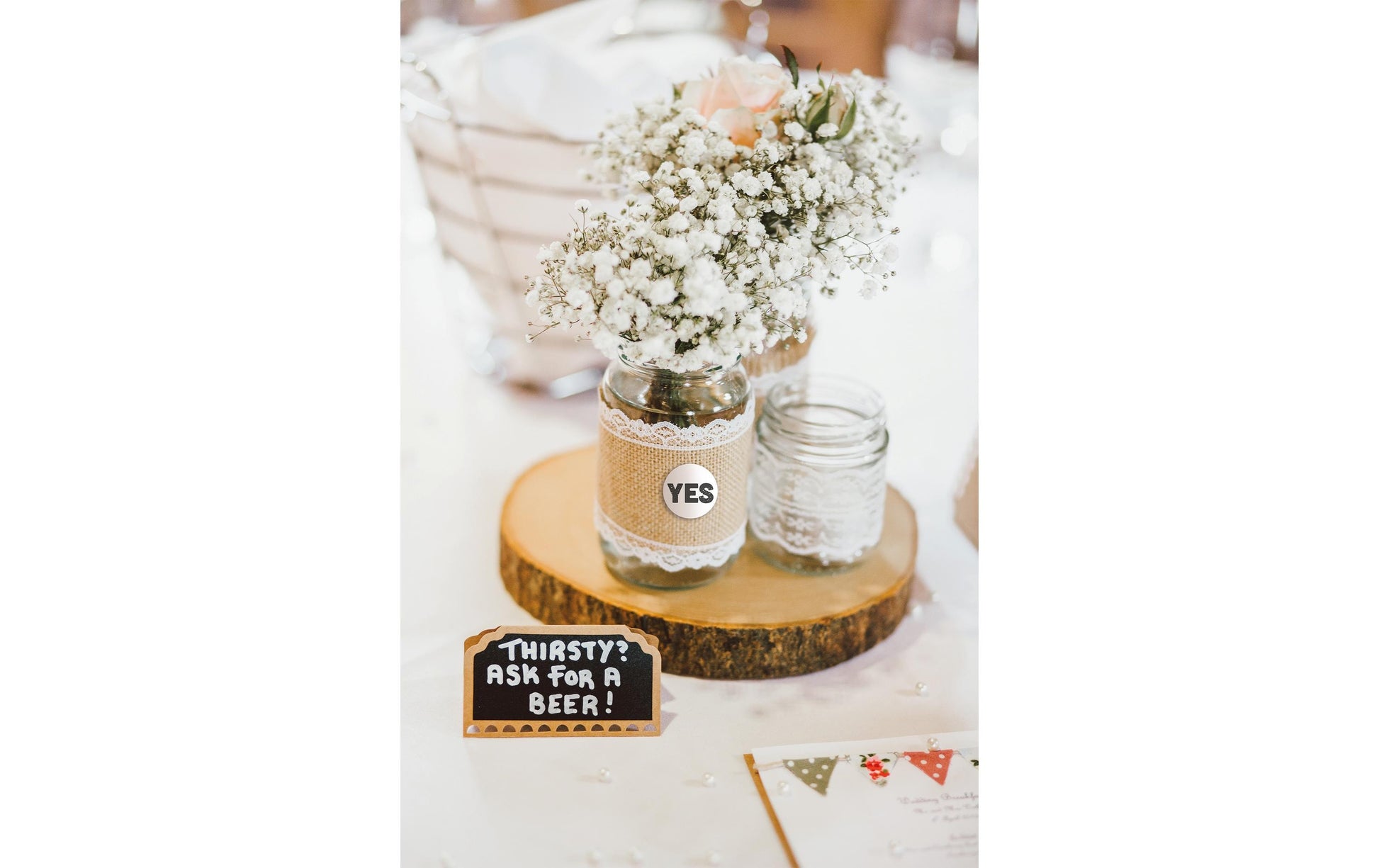 Colop Stempel-Set – Hochzeit – 10 Stempel, 1 Stempelkissen – Grau – für Papier