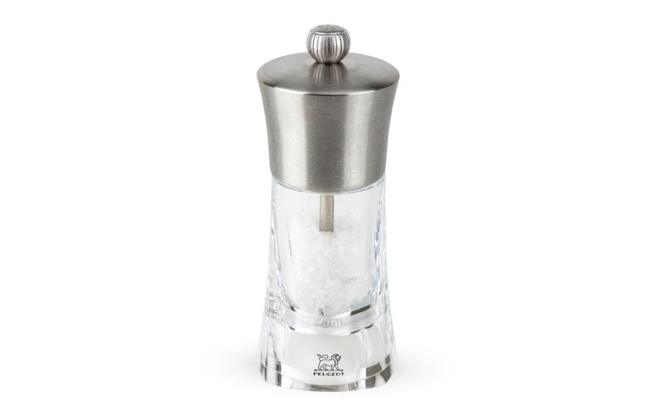Peugeot Ouessant – Salz-/Pfeffermühle 14 cm, Acryl/Edelstahl, transparent