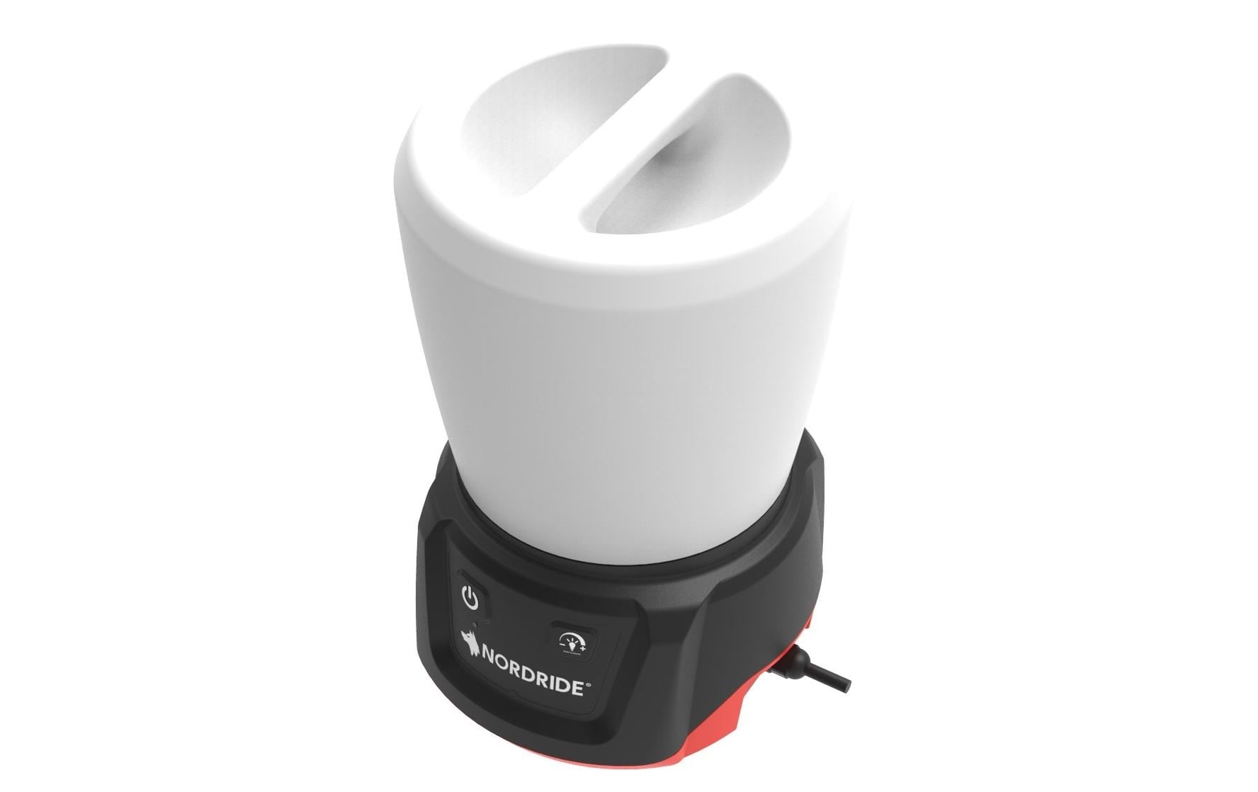 NORDRIDE LED-Strahler 4040 Vision 360 – 5 m, 4000 lm, 40 W, 6000 K, dimmbar, IP54, rot, Haken