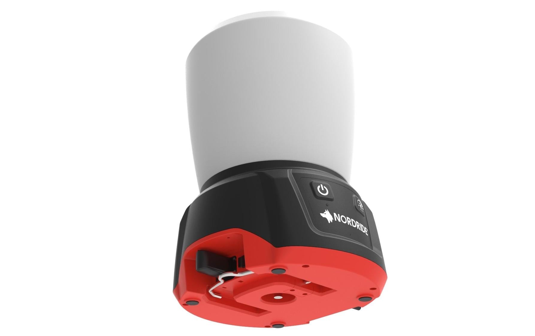 NORDRIDE LED-Strahler 4040 Vision 360 – 5 m, 4000 lm, 40 W, 6000 K, dimmbar, IP54, rot, Haken