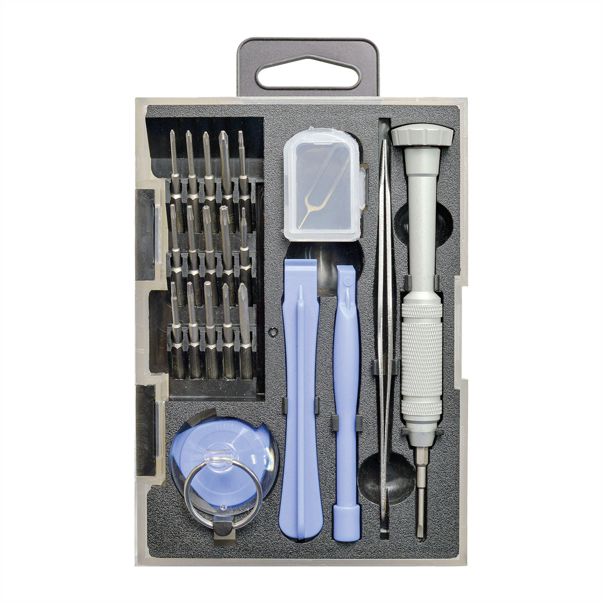 VALUE Elektronik-Reparaturset – Bits: Torx, Phillips, Pentalobe – für Laptop, Smartphone & Tablet – 24-teilig