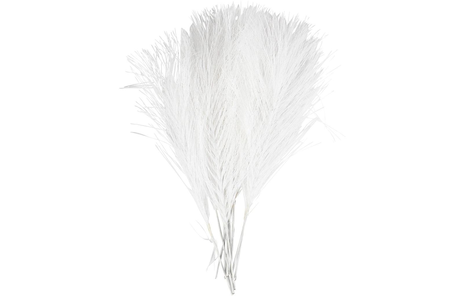 Creativ Company Künstliche Federn, Weiss, 15 cm, 10 Stk.