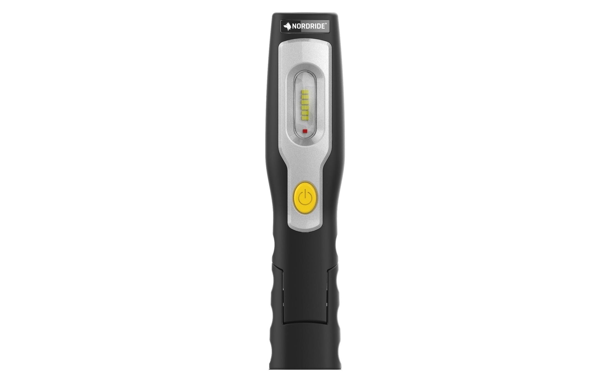 NORDRIDE Handleuchte 2055 – 350 lm, 5 W, 5800 K, Magnet, USB, Schwarz/Silber