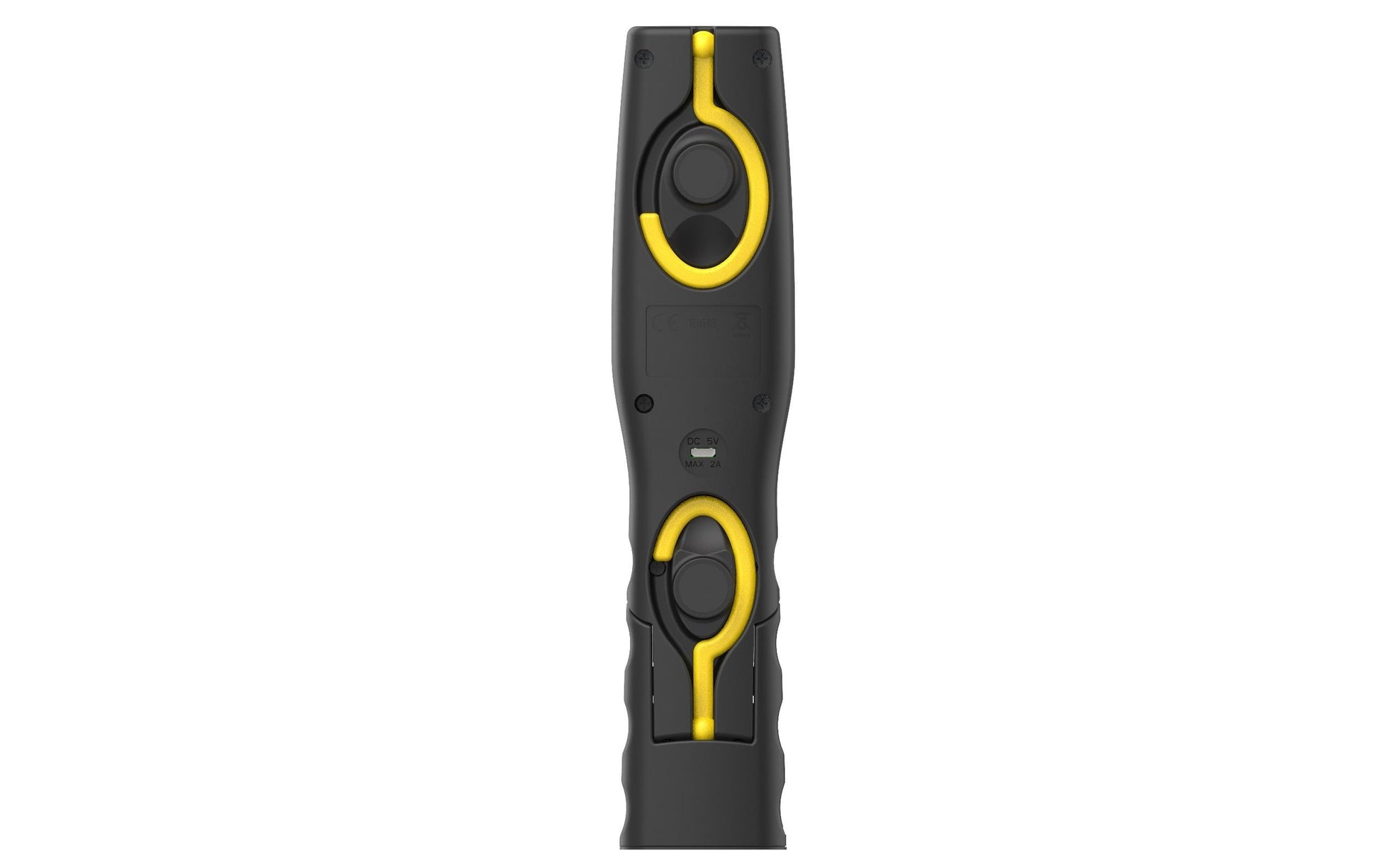 NORDRIDE Handleuchte 2055 – 350 lm, 5 W, 5800 K, Magnet, USB, Schwarz/Silber