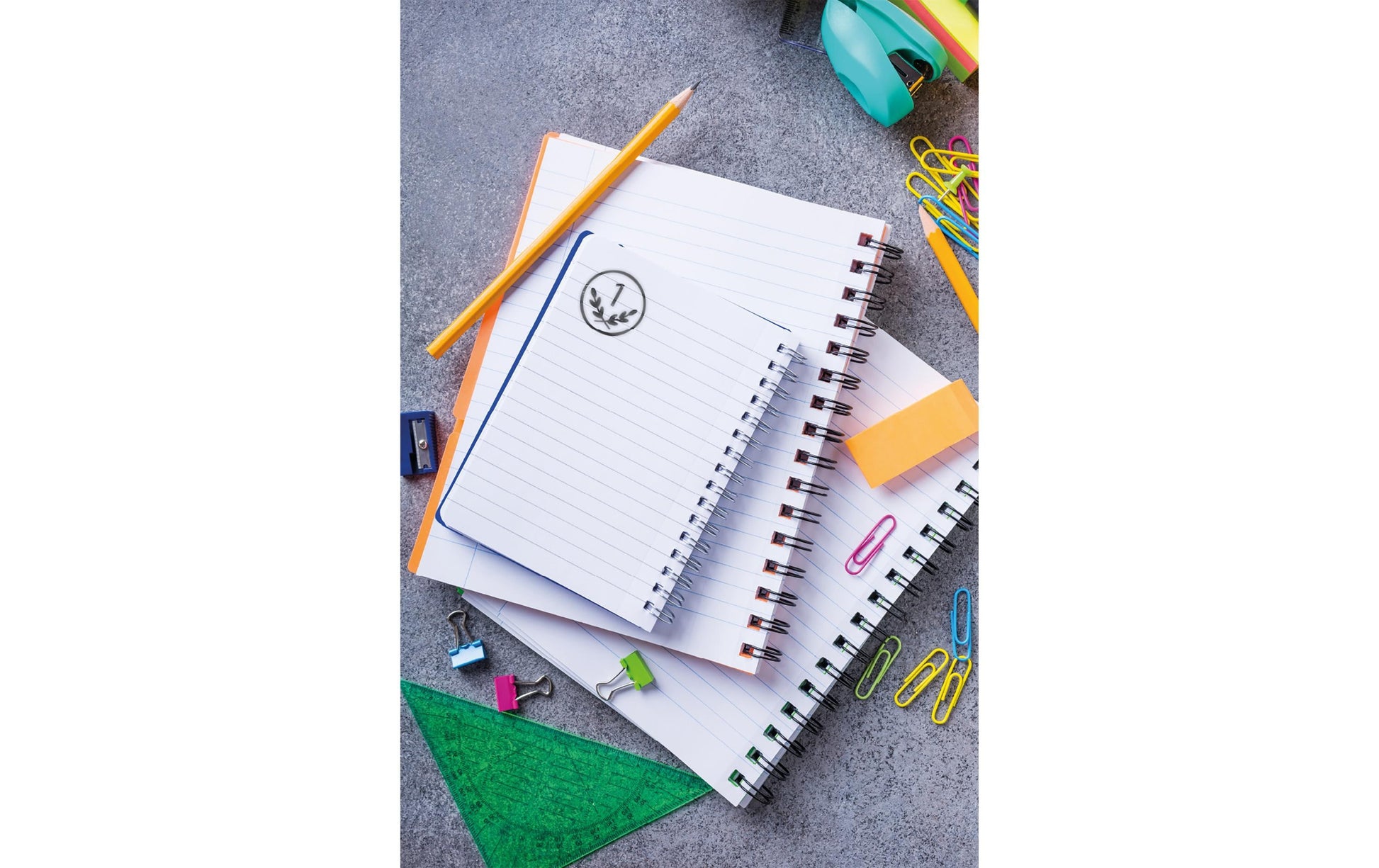 Colop Little NIO Lehrer – Motivstempel, Motiv Symbol, weiss/grau