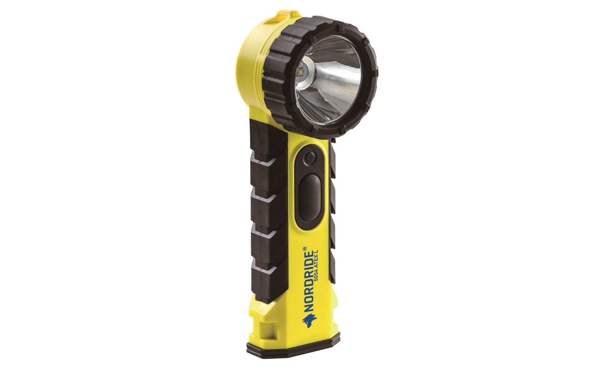 NORDRIDE Taschenlampe 5054 Atex L – 323 lm, 280 m, IP54, Akkubetrieb, 2-Stufen – Schwarz