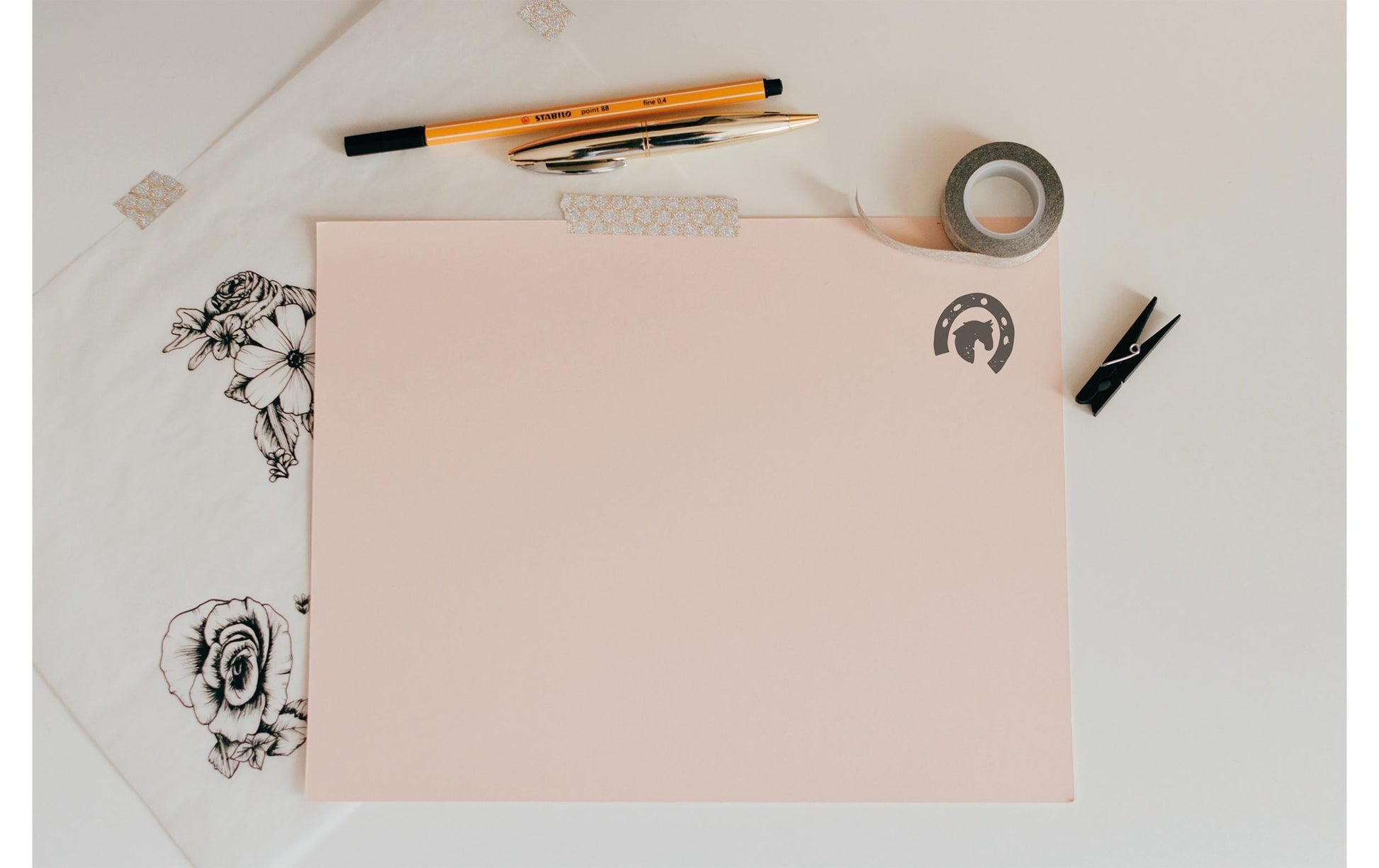 Colop Little NIO – Motivstempel, Motiv Pferde