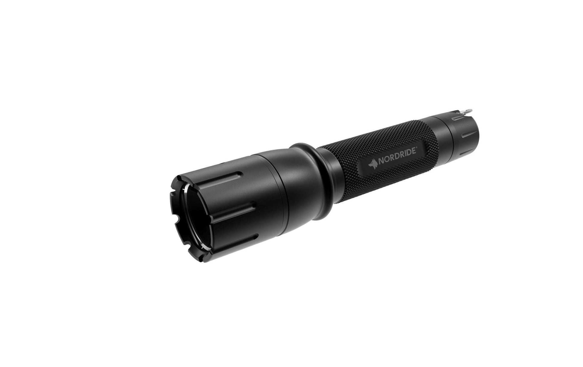 Nordride Taschenlampe SMART R – 510 lm, 180 m, IP65, USB, 2 Stufen – Schwarz