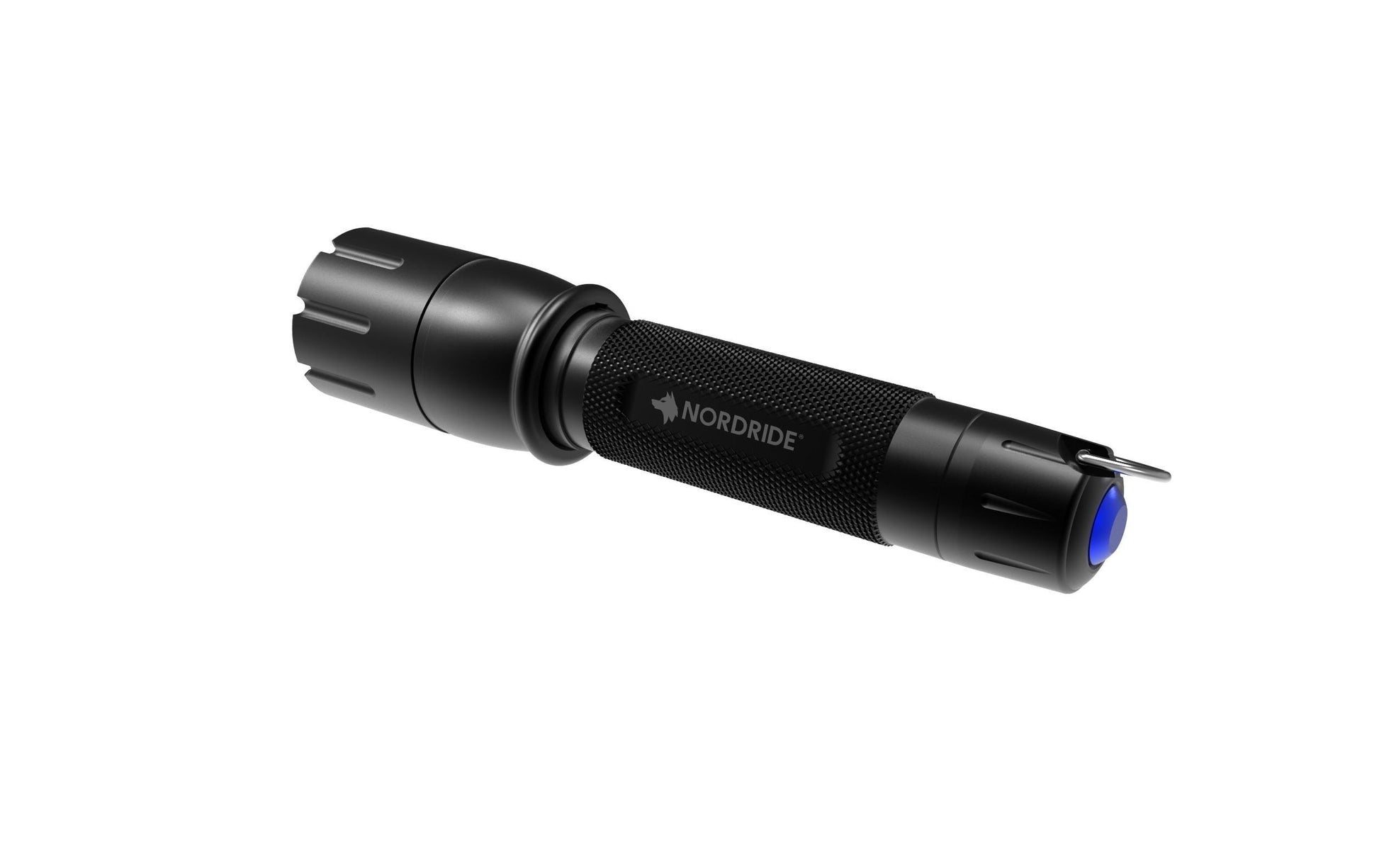 Nordride Taschenlampe SMART R – 510 lm, 180 m, IP65, USB, 2 Stufen – Schwarz