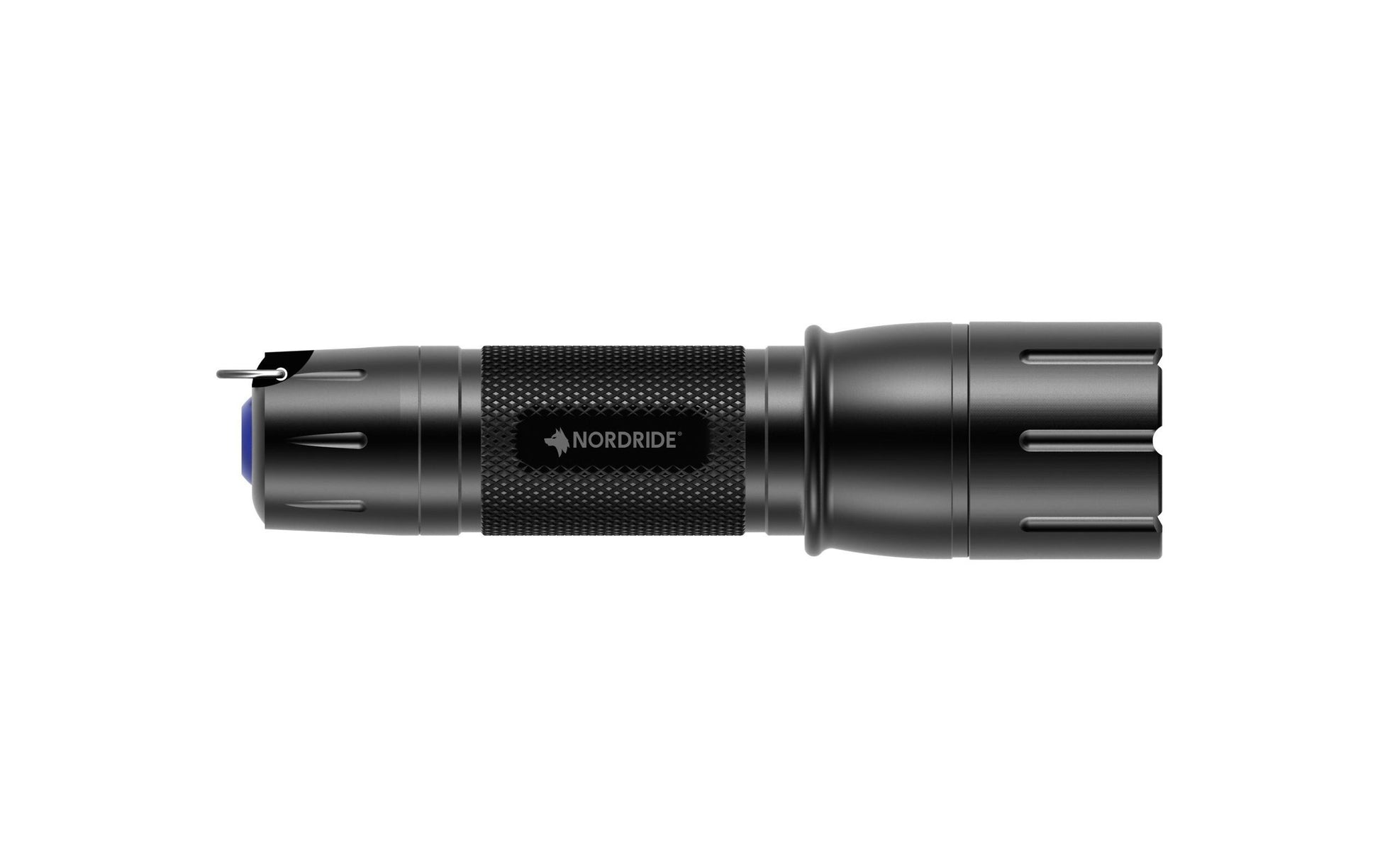 NORDRIDE Taschenlampe PRO A – 730 lm, 270 m, IP65, 6 Modi – Schwarz