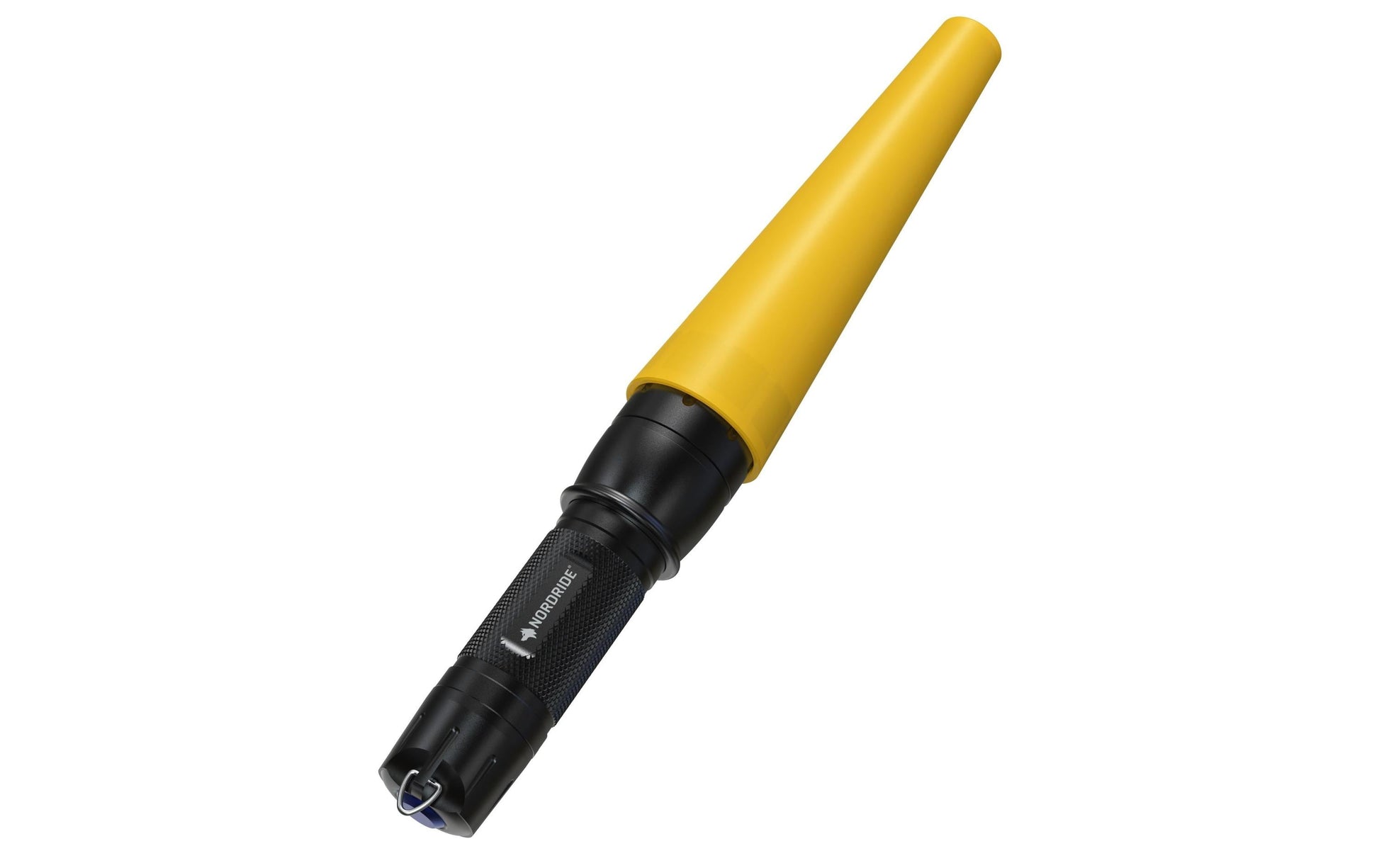 NORDRIDE Taschenlampe PRO A – 730 lm, 270 m, IP65, 6 Modi – Schwarz