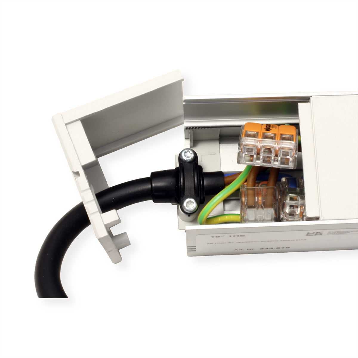 Bachmann Rack-PDU Basic, 8× UTE (CEE 7/5, Typ E), 1U horizontal