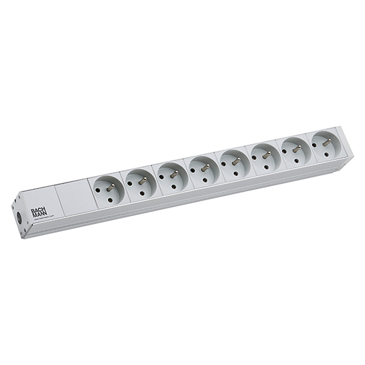Bachmann Rack-PDU Basic, 8× UTE (CEE 7/5, Typ E), 1U horizontal