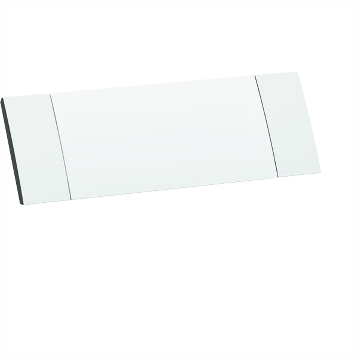 Bachmann POWER FRAME Einbausteckdosenleiste, 3-fach, lackiert RAL9010, zum Einkleben – weiss