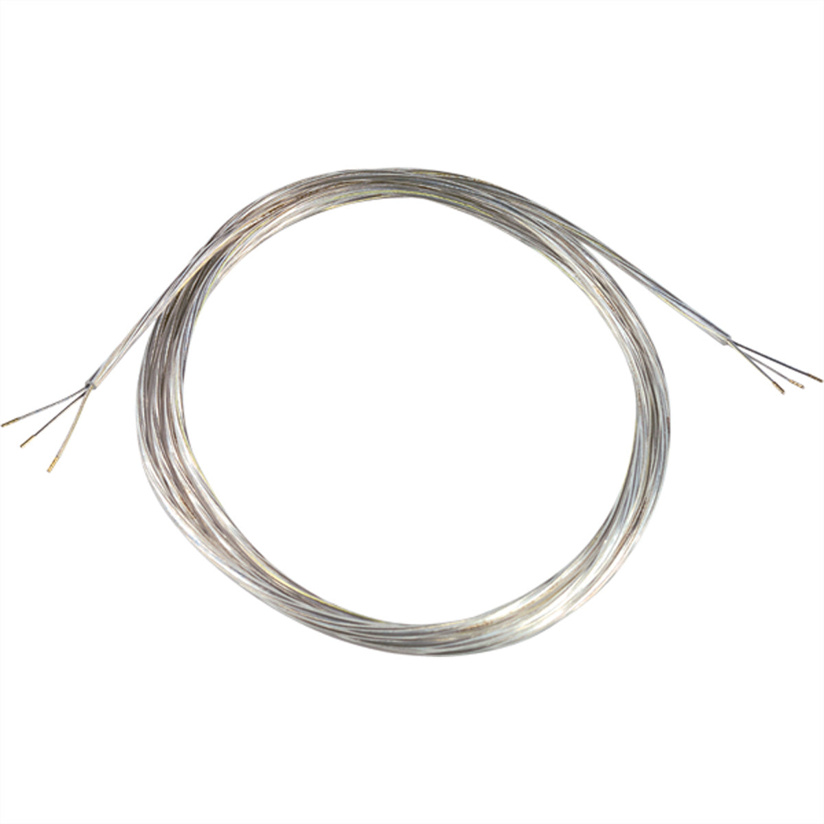 Bachmann Anschlussleitung Stromkabel – offen–offen, 3 m, 3×0,75 mm², mit Aderendhülsen, transparent