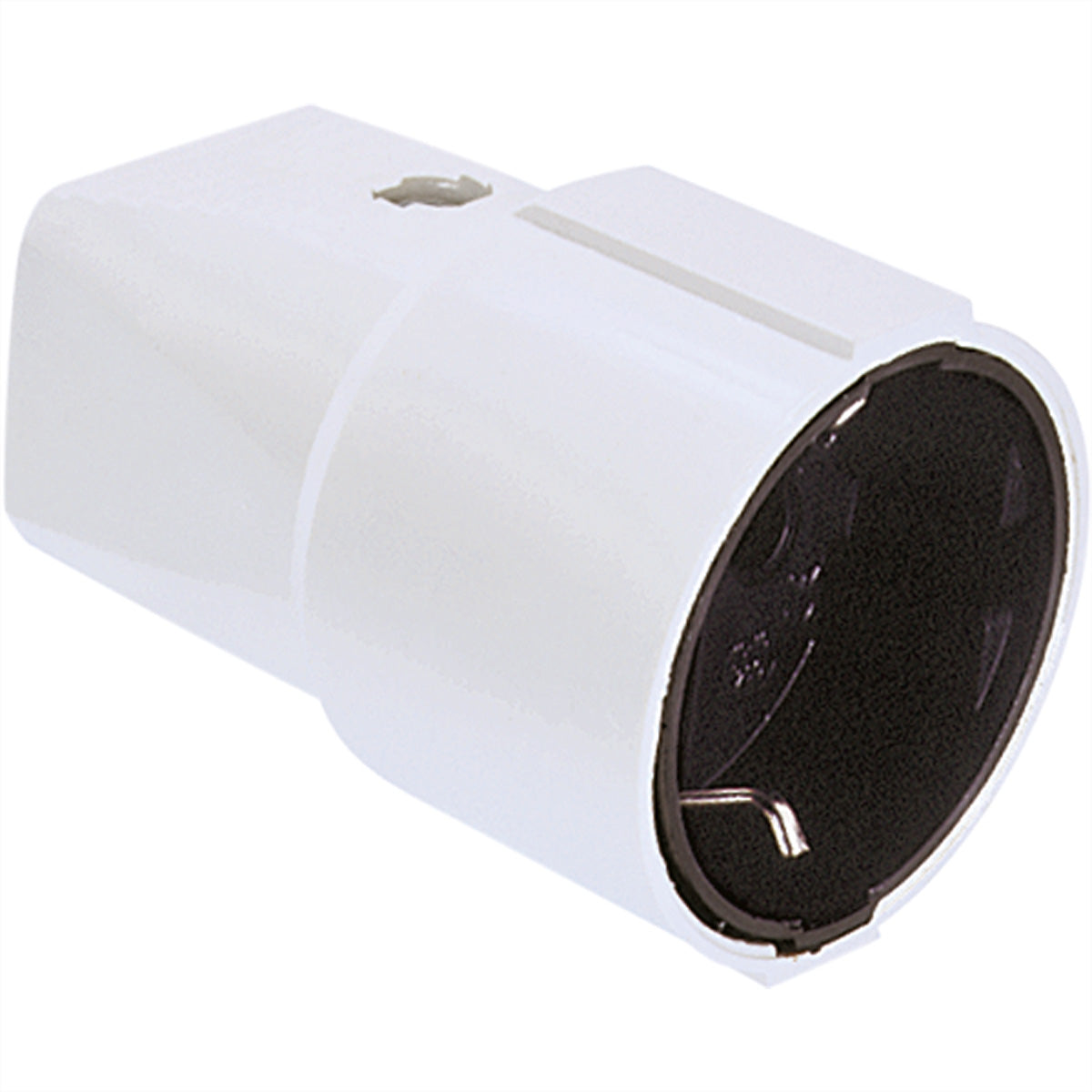 Bachmann Adapterkabel, Schutzkontakt-Kupplung (CEE 7/3 Typ F), Schraubanschluss – Weiss
