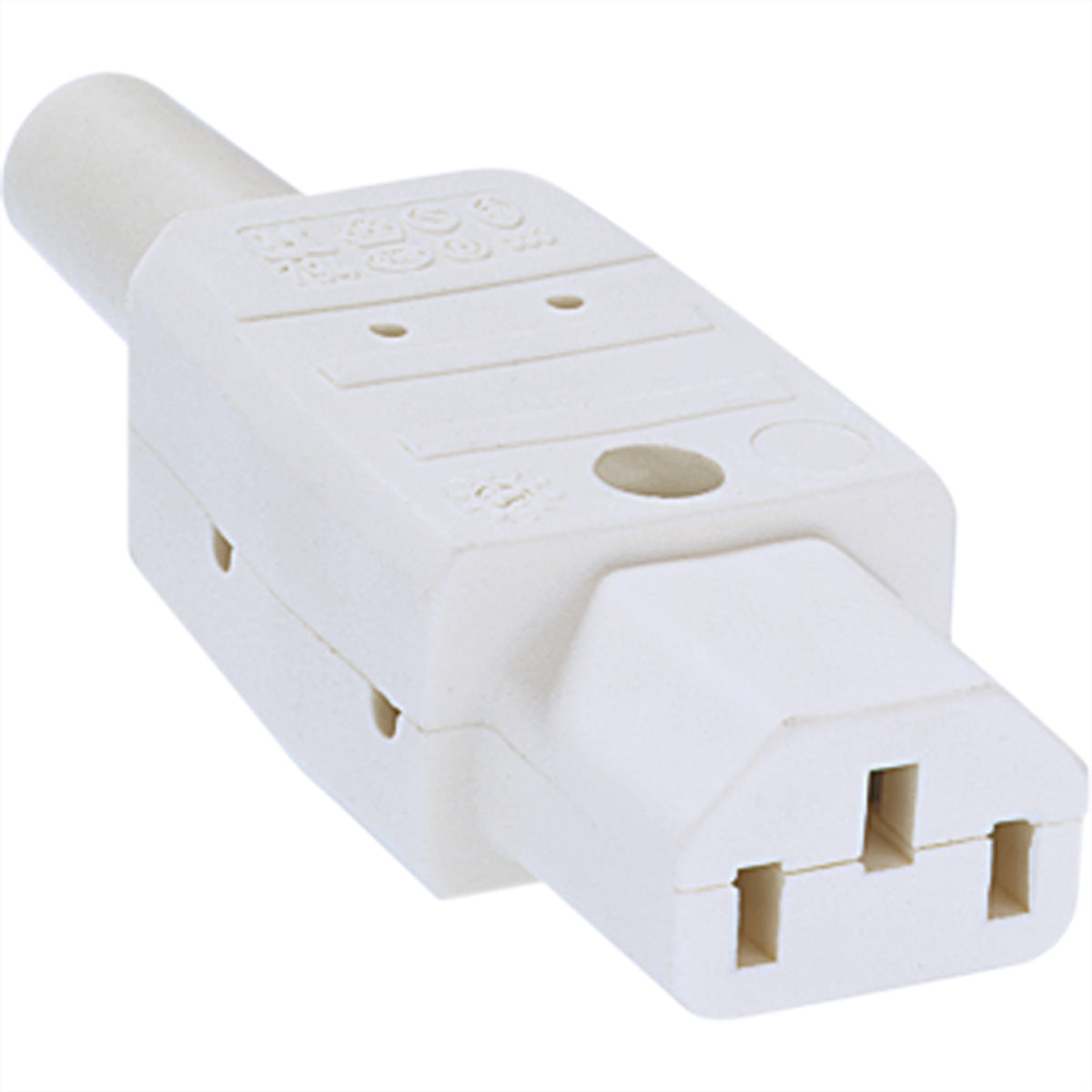 Bachmann Nr. 794 Kaltgerätedose – 70 °C, zentral montierbar, Weiss