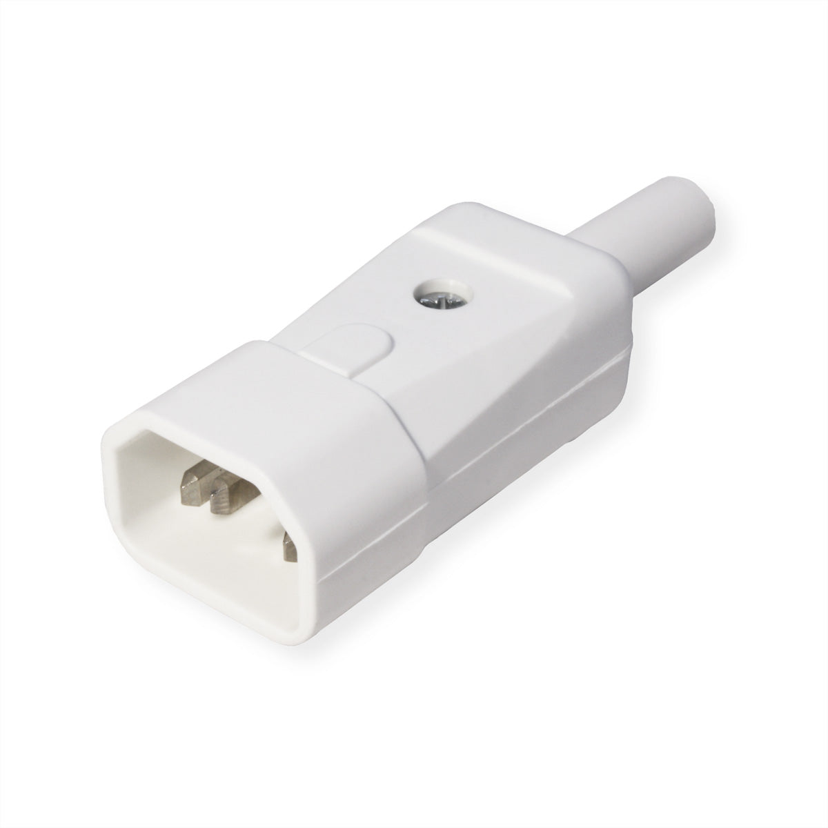 Bachmann Kaltgerätestecker (C14) – 250 V, 10 A, weiss