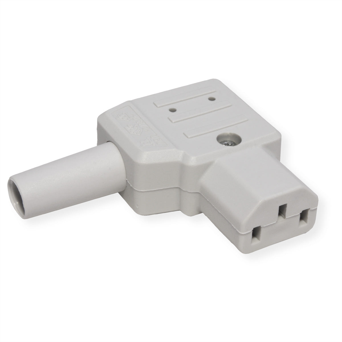 Bachmann Montagedose – 1×C13, 10 A/250 V, gewinkelt, IP20
