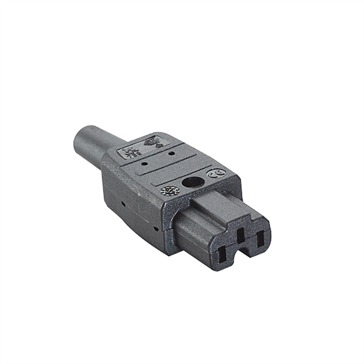 Bachmann Heissgerätedose Typ 789 – 155°C, 30×850×20 mm, Schwarz, zentral montierbar