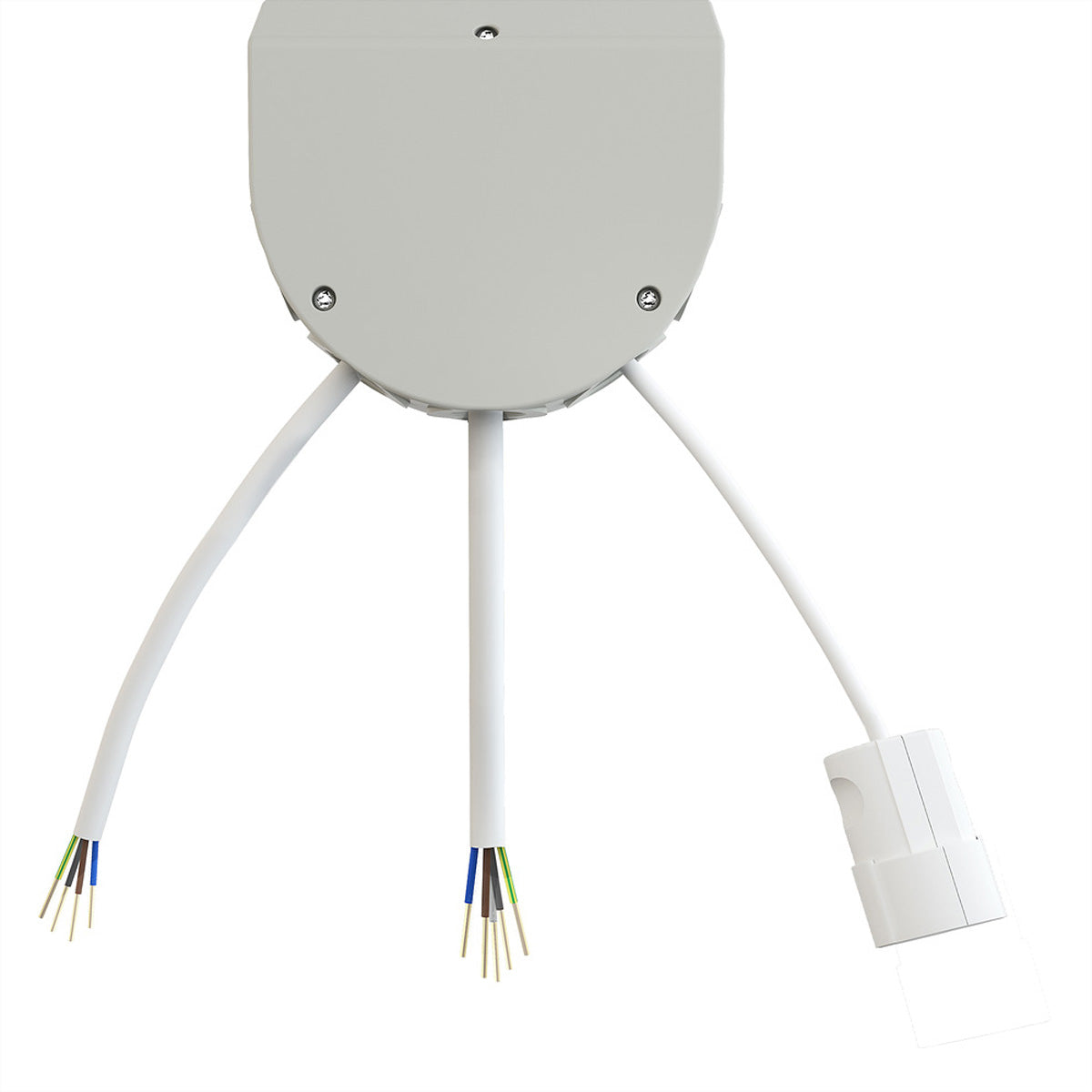 Bachmann Küchenanschlussbox Stromkabel – H05VV‑F 5G 2,5 mm² / 4G 2,5 mm² / 3G 1,5 mm², 5 m, weiss, mit Schukostecker