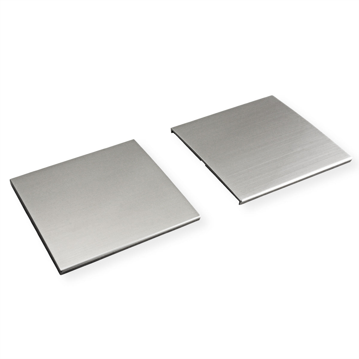 Bachmann DUE Deckel – 2er-Set, Edelstahl-Optik, Einbau-Abdeckung