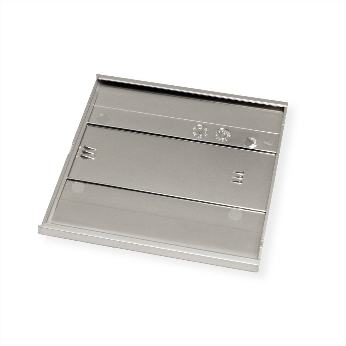 Bachmann DUE Deckel – 2er-Set, Edelstahl-Optik, Einbau-Abdeckung