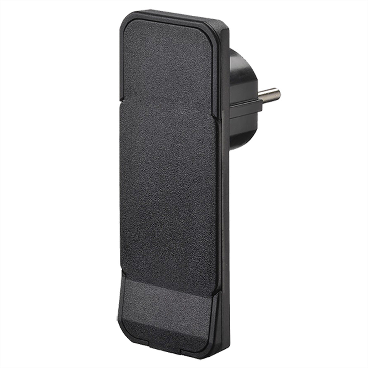 Bachmann Adapterkabel, Flachstecker CEE7/7, wieder anschliessbar, ohne Leitung – schwarz