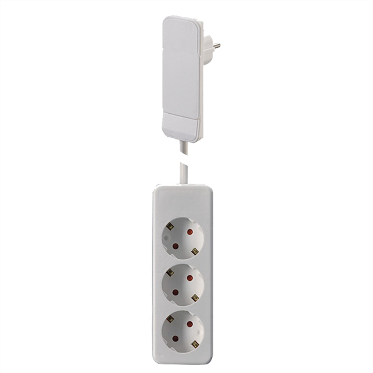 Bachmann Flat Plug – Steckdosenleiste, 3× T13, 1,6 m, Stecker CEE7/7