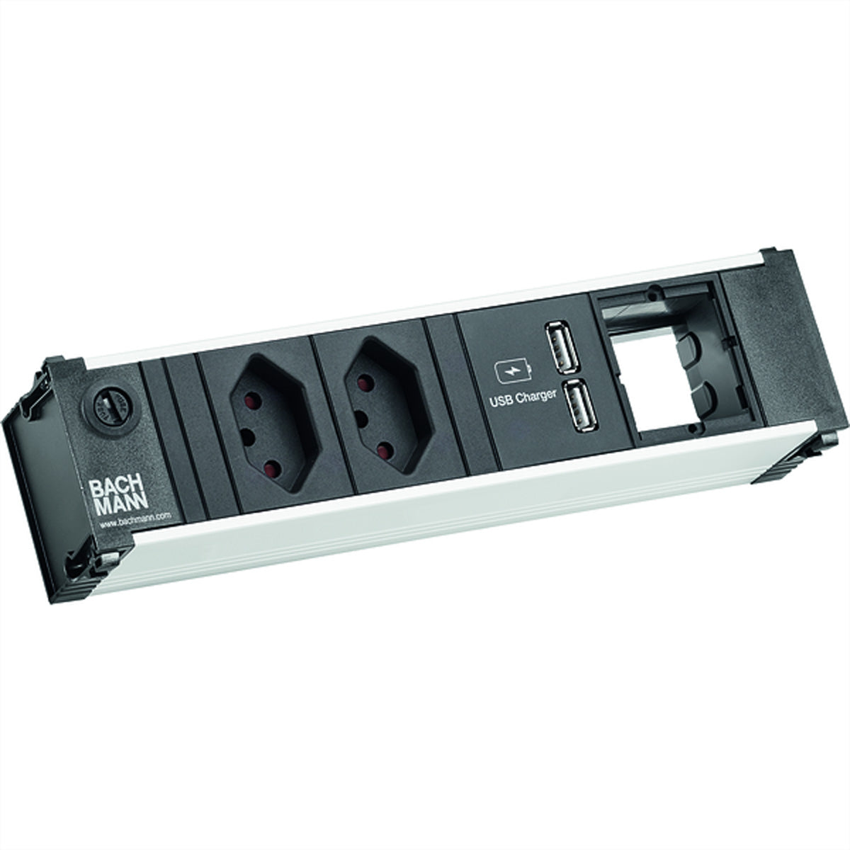 Bachmann CONI Einbau-Anschlussfeld, 2× T13, 2× USB, 0,2 m, Stecker GST18