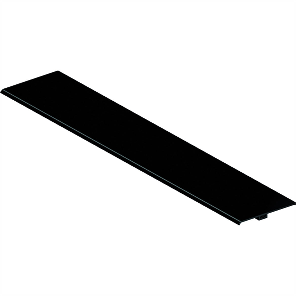 Bachmann TOP FRAME Einbausteckdosenleiste, 8-fach, Einbau, 480×90×100 mm – schwarz