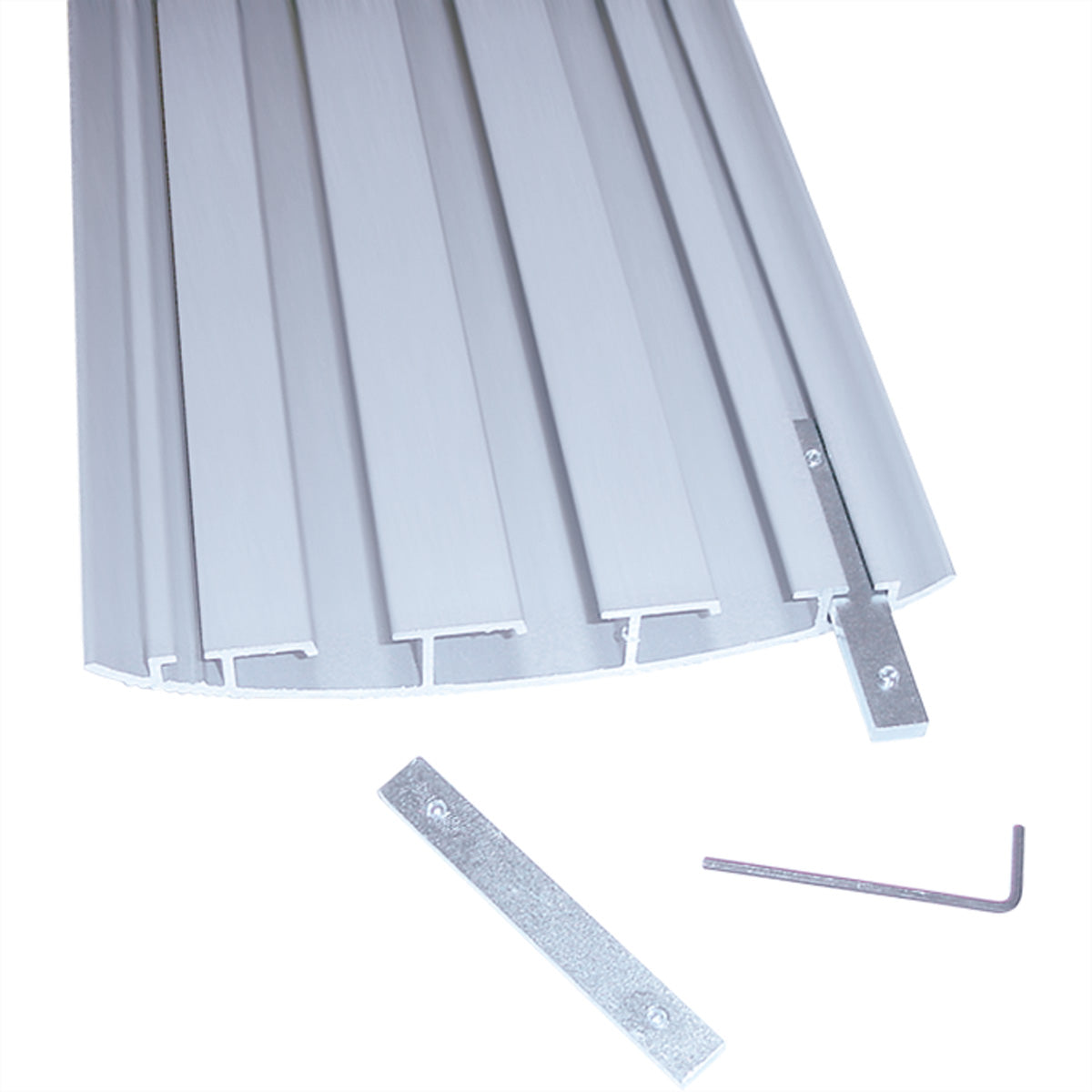 Bachmann Kabelkanal-Verbindungselement, Aluminium, 146×19×70 mm – silber