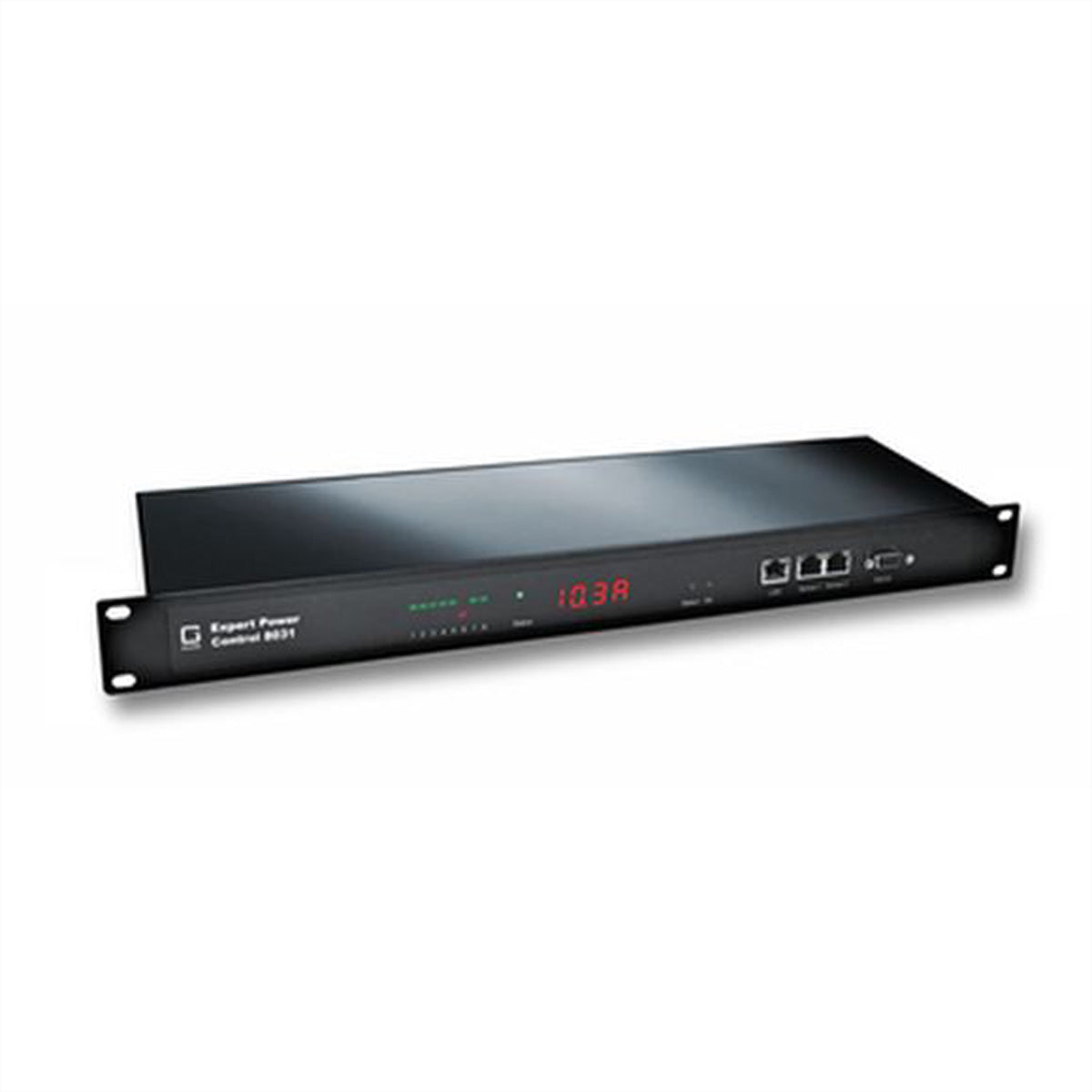 Güde Gude Controller Expert Power Control – 3,6 kW, 230 V, 16 A, C20 IN, 8× C13 OUT, 1U – Schwarz – 8031-2