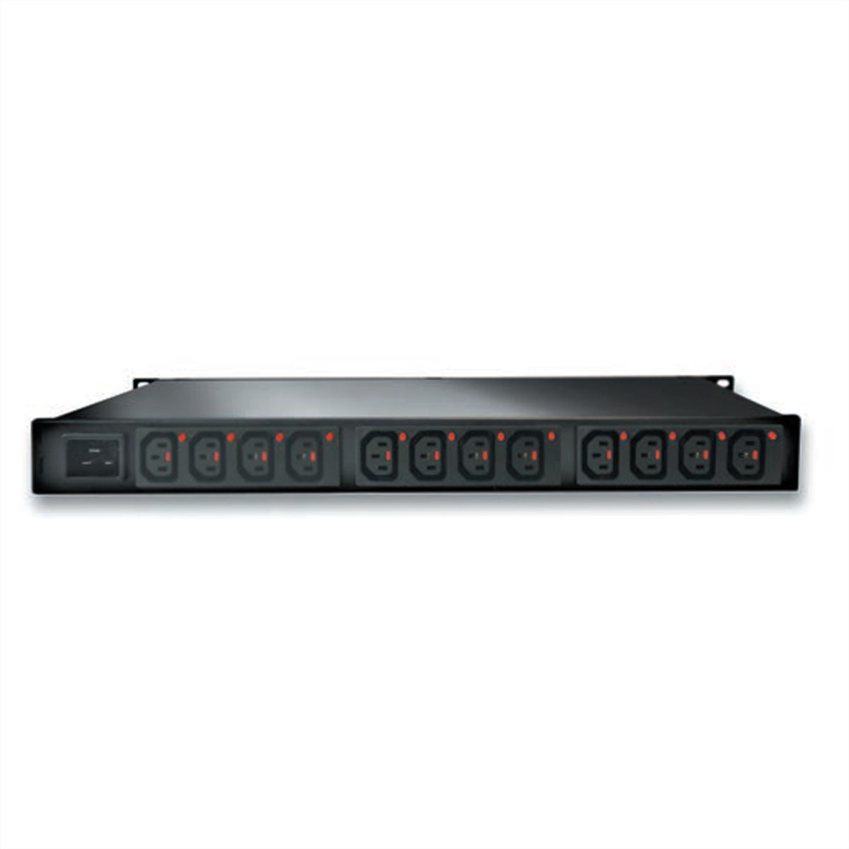 Güde Gude 8041-2 Expert Power Control – Rack-PDU geschaltet, 1-phasig, 12× IEC C13, Stecker IEC C20, 1U horizontal
