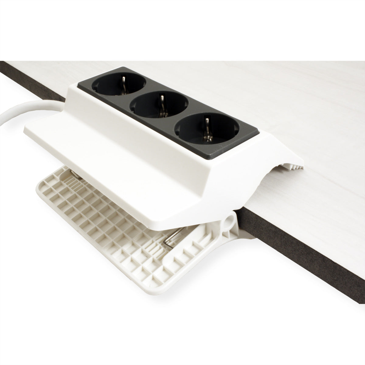 Bachmann Steckdosenleiste – 3×Schuko (Typ E/F), 3 m, IP20