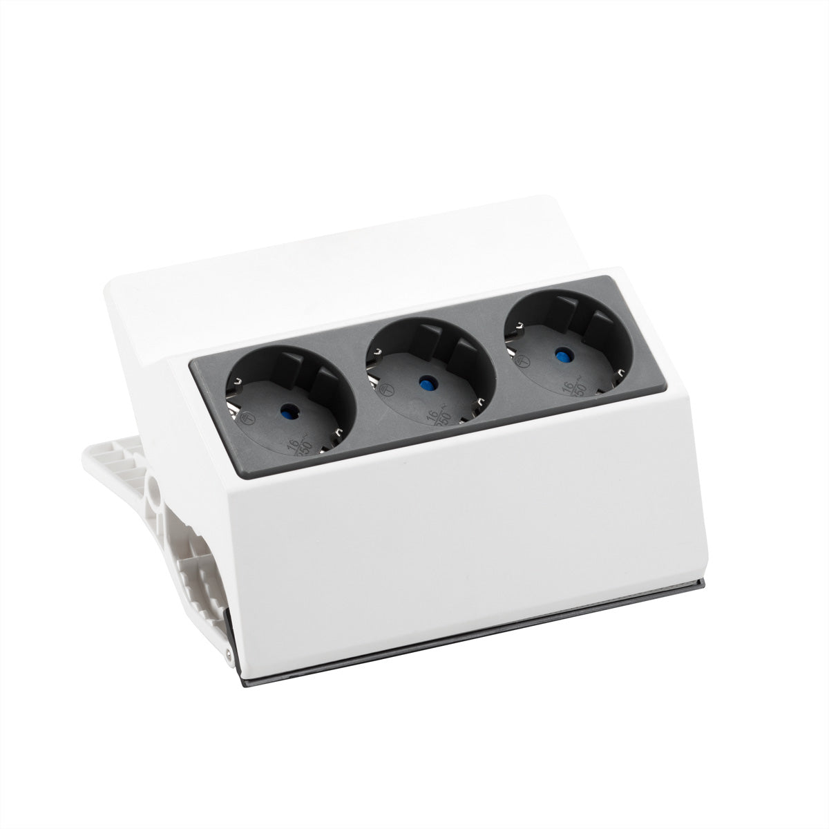 Bachmann Steckdosenleiste – 3×Schuko (Typ E/F), 3 m, IP20