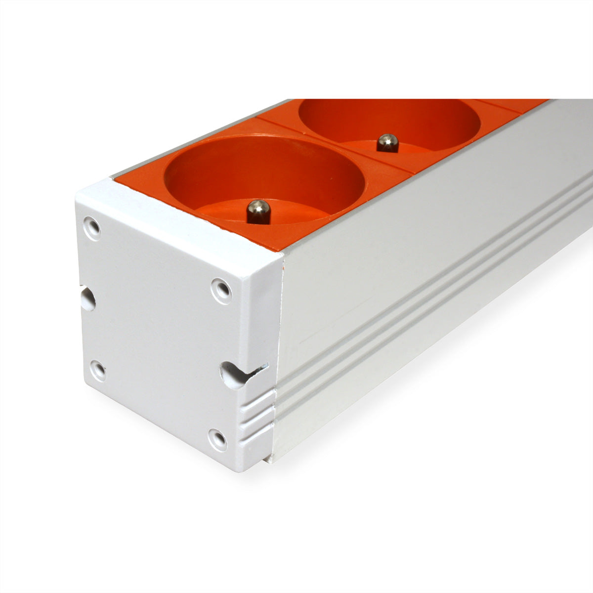 Bachmann Rack-PDU Basic 1U, 10 A 230 V, 8×UTE, Eingang C14, 2 m – grau