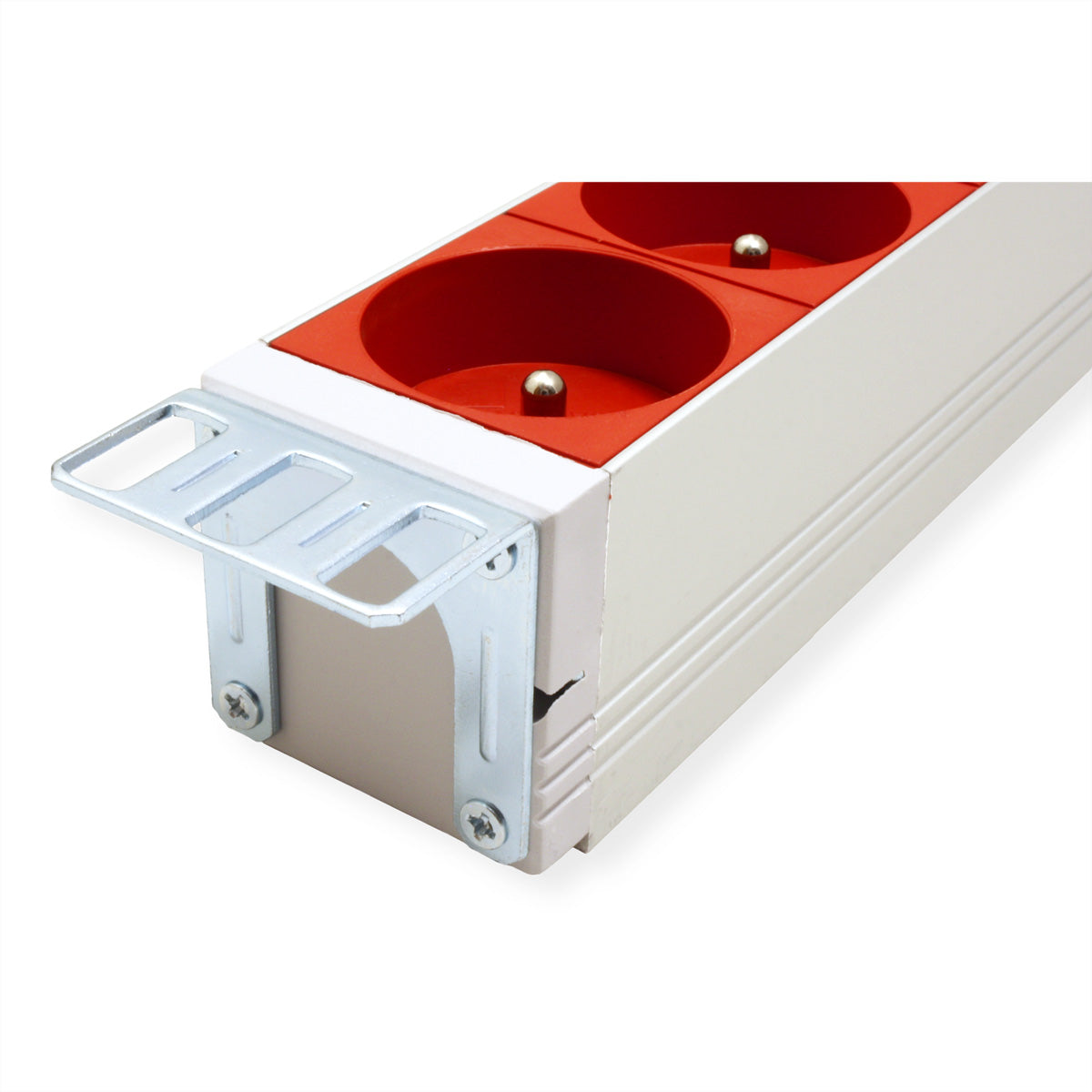 Bachmann Rack-PDU Basic 1U, 10 A 230 V, 8×UTE, Eingang C14, 2 m – grau