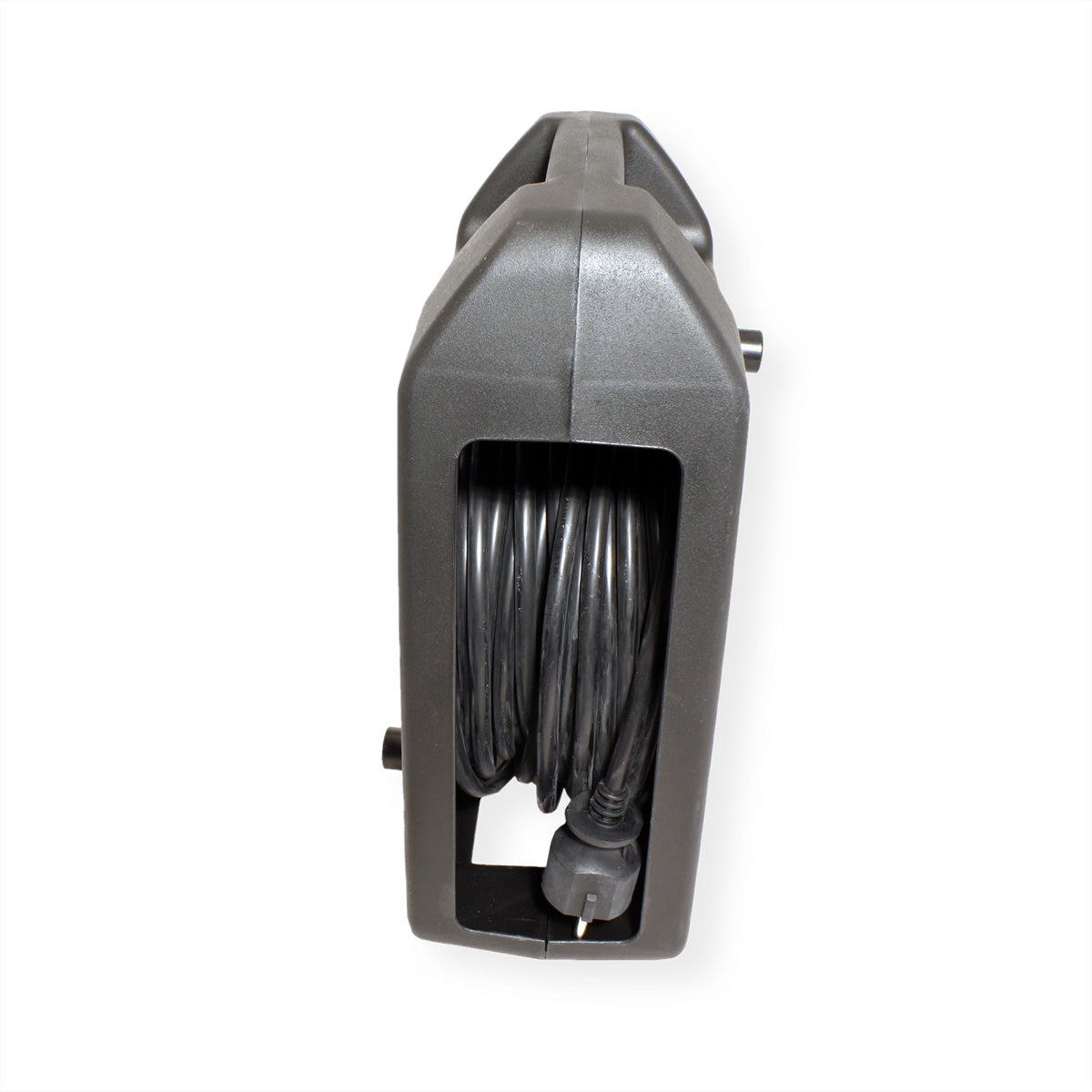 Bachmann Kabelrolle – 4× Schutzkontakt (Typ F), 20 m, Schwarz