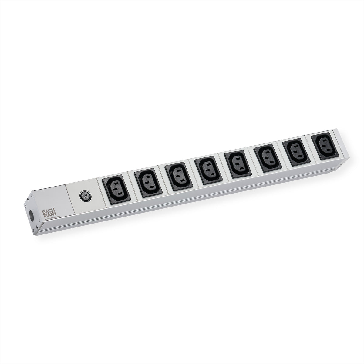 Bachmann Rack-PDU – 1U, 8× IEC C13, IEC C14, 250 V/10 A, 2 m