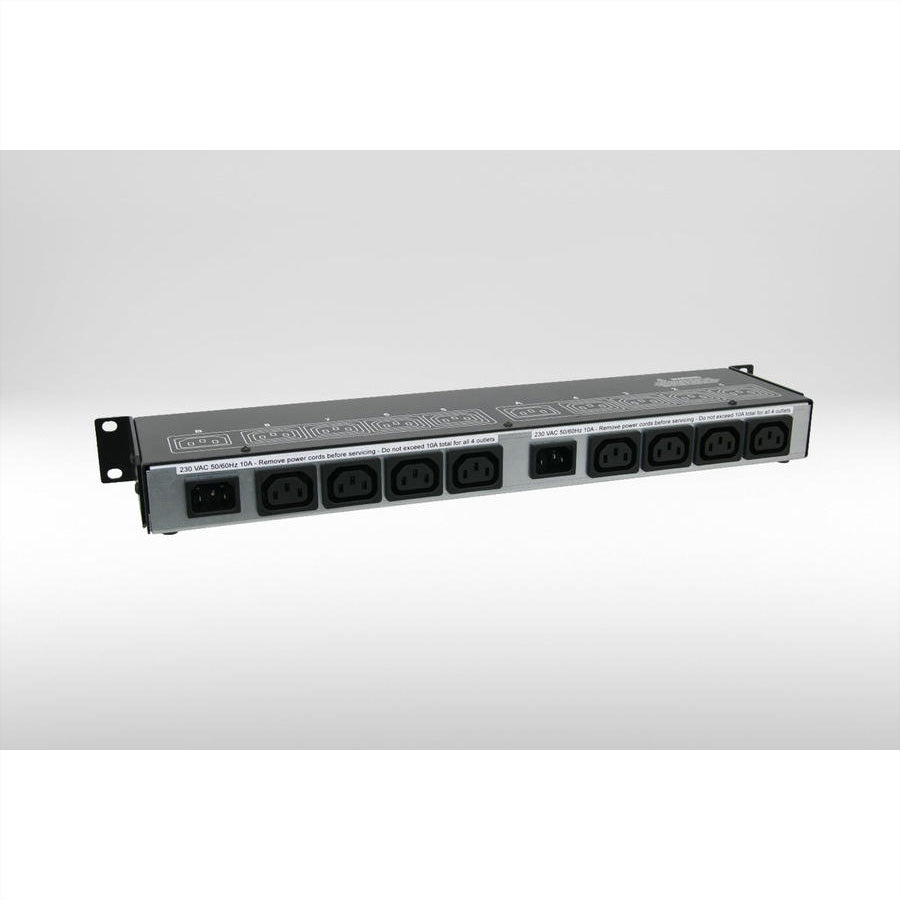 Neol ePowerSwitch 8M+ IP Power Switch 2300 W – IP (RJ45), RS232 – IEC C14×8 – 19" Rack, schwarz