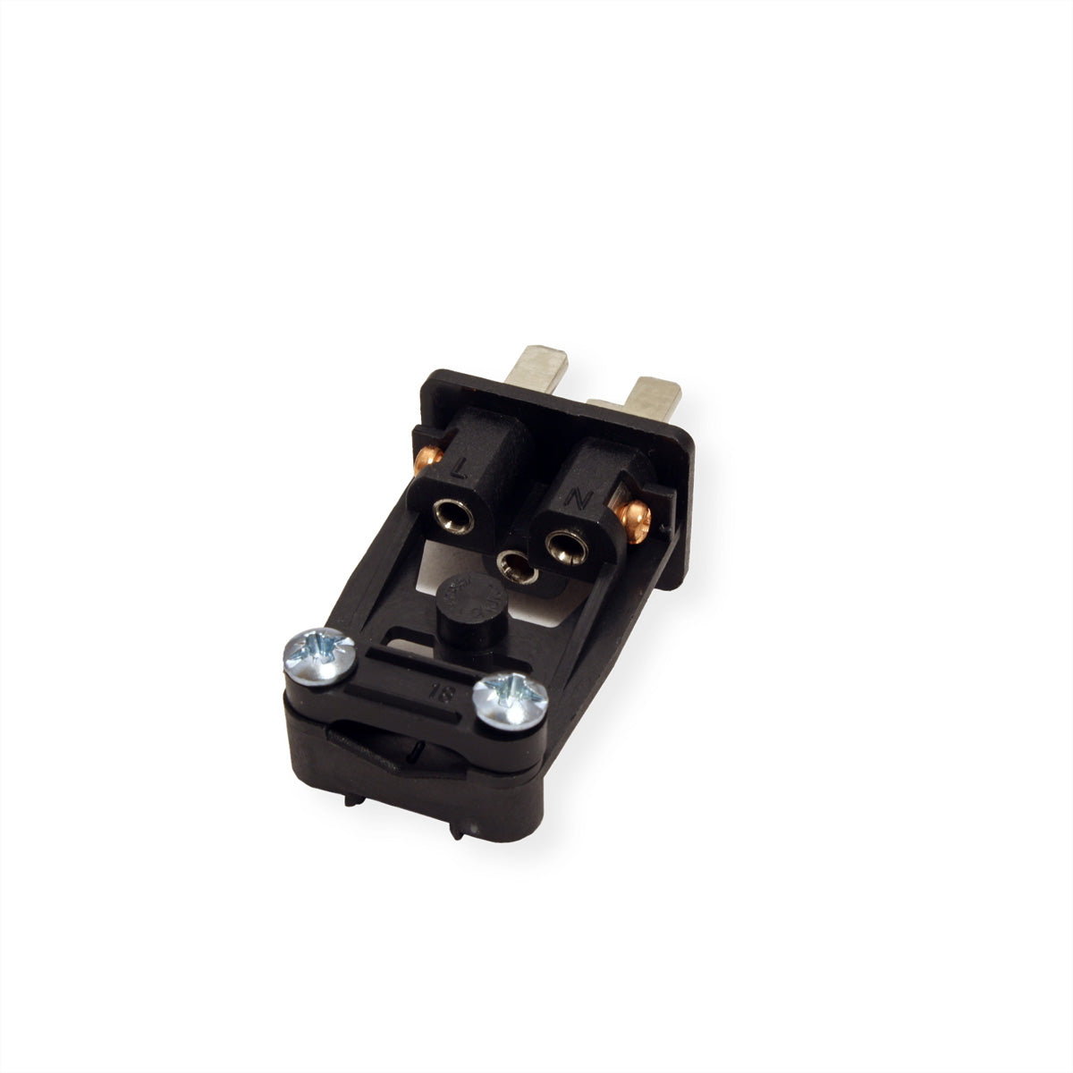 Bachmann Montagestecker IEC320 C20, 16 A 250 V, Schraubanschluss, 92×34×25 mm – schwarz
