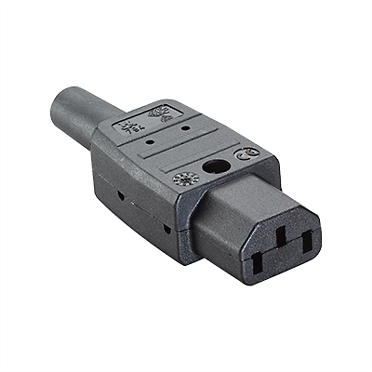 Bachmann Adapterkabel, Kupplung C13, 10 A 250 V, Schraubanschluss, 85×30×20 mm – schwarz