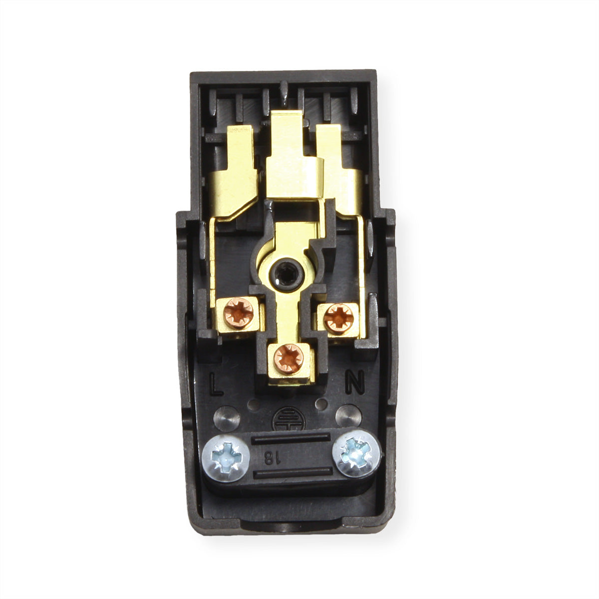 Bachmann Kaltgerätekupplung IEC 320 C19 – 16 A / 250 V, Schraubanschluss, schwarz